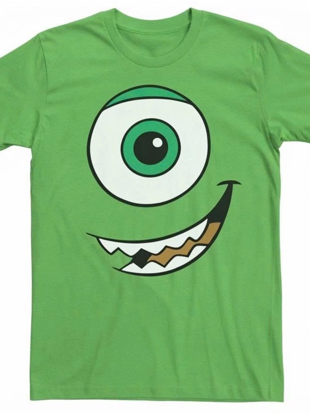 Bright Green One-Eyed Monster Graphic Tee